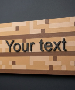 Customisable Minecraft Sign