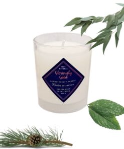 Peppermint, Eucalyptus & Pine Aromatherapy Candle with Organic Essential Oils