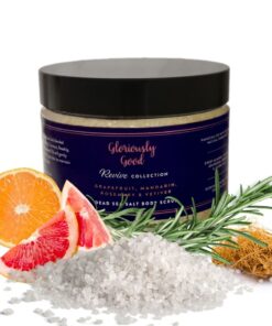 Grapefruit, Mandarin, Rosemary & Vetiver Dead Sea Salt Natural Body Scrub
