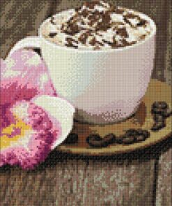 Cappuccino WD037 14.9 x 10.6 inches Wizardi Diamond Painting Kit