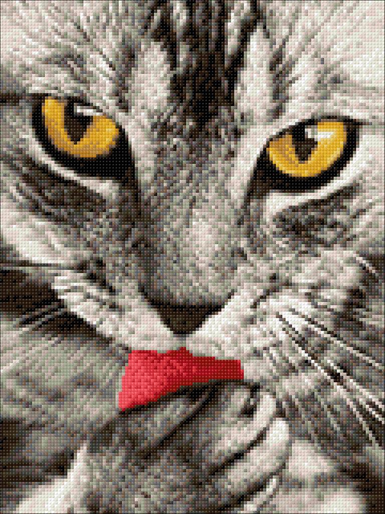 Crafting Spark Diamond Painting Kit Kitten CS2533 7.87 x 11.81 inches - Image 2