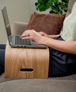 Wooden Laptop Tray - Portable Lap Desk with Ventilation